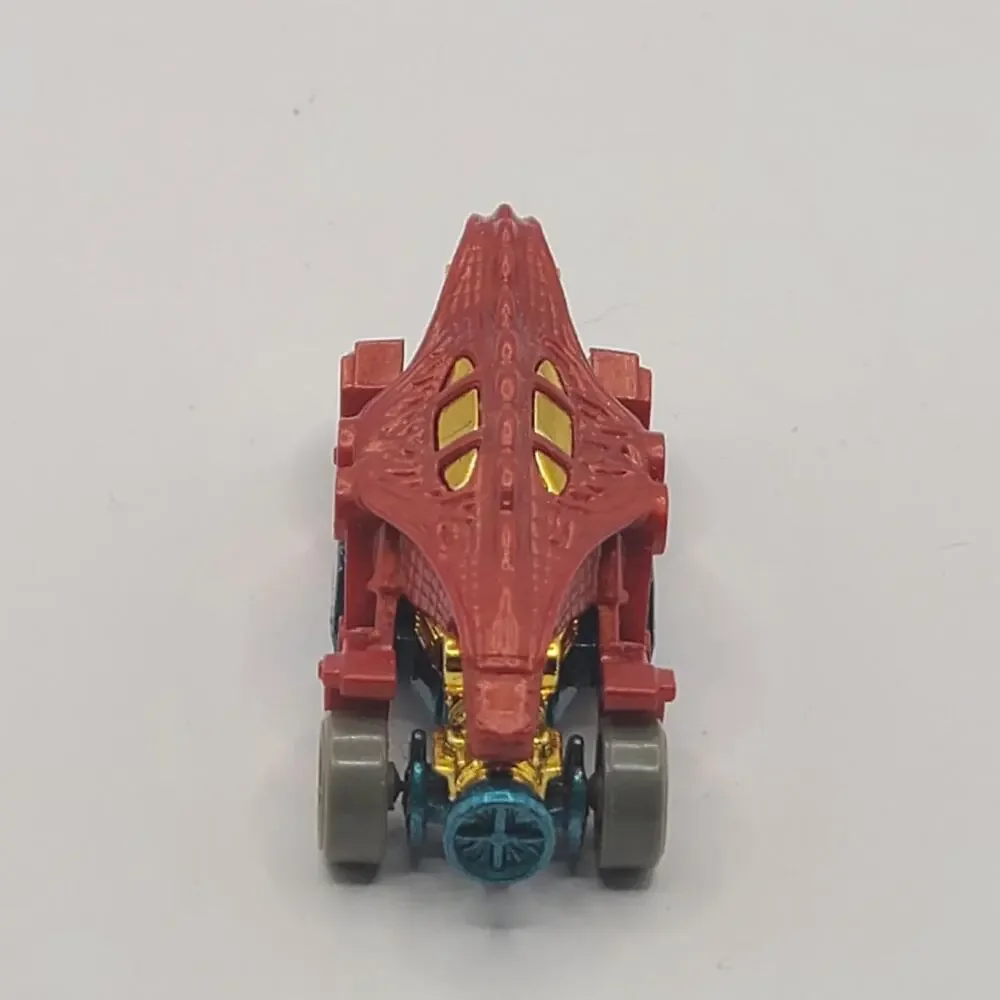 Vintage Hot Wheels Double Demon Speed Demons Series #2057 - 1985 Red/Gold 1:64